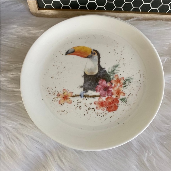 Wrendale Designs Toucan of My Affection 8” Plate Set of Four - Picture 1 of 7